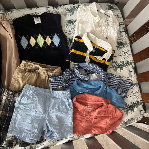 Baby Boy Preppy Clothing Bundle Prep Polos Argyle Rugby Golf Sz 12 Months - Picture 4 of 9